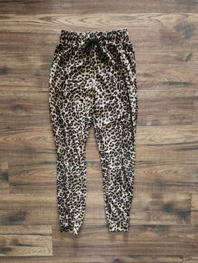 Always Women's Animal Print Casual Everyday Joggers Small S